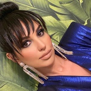 Rhinestone Fringe Crystal Tassel Drop Arc U Shaped Earrings